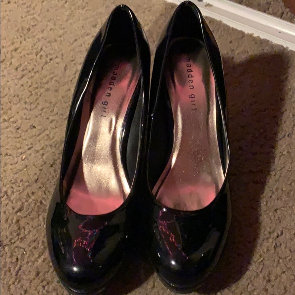 black heels